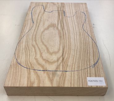 Body Swamp Ash, 1-pc. edge-glued, Unique Piece #151